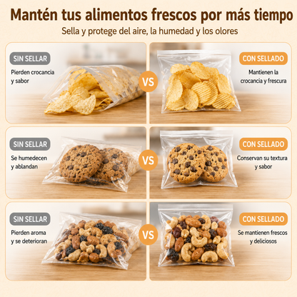 Sellador Térmico Portátil para Bolsas