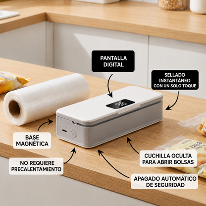 Sellador Térmico Portátil para Bolsas