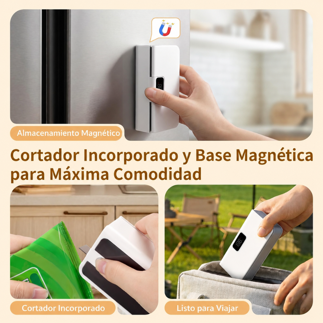 Sellador Térmico Portátil para Bolsas