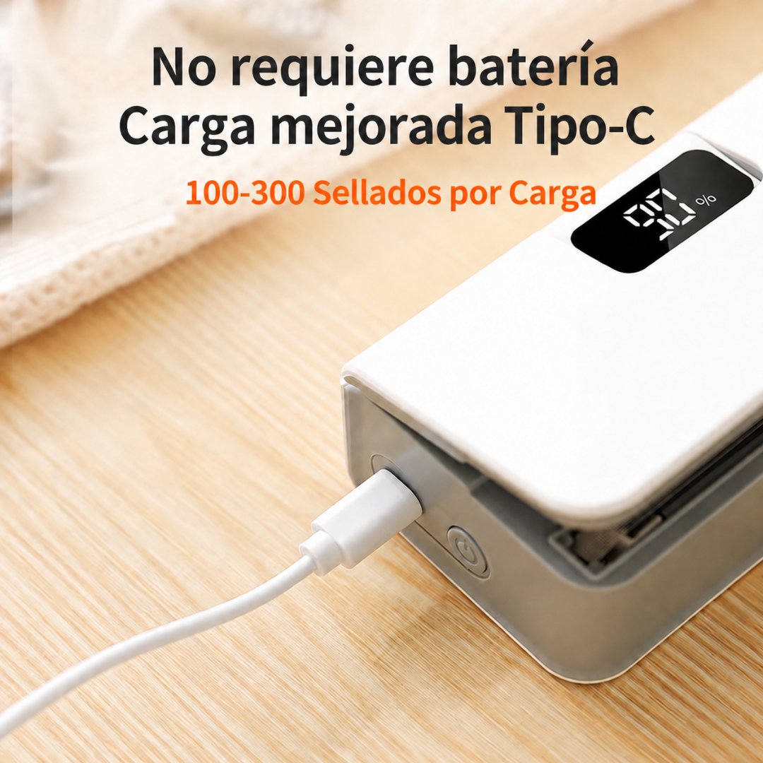 Sellador Térmico Portátil para Bolsas